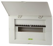 Бокс пластиковый ЭРА UNIQUE ЩРВ-П-16 16 мод. (401х270х100мм) IP40 белая дверца картинка 